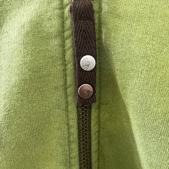 Energie B Corps 45 by Sixty Green Full Zip Hoodie Distressed Women's Size Small - Picture 13 of 16